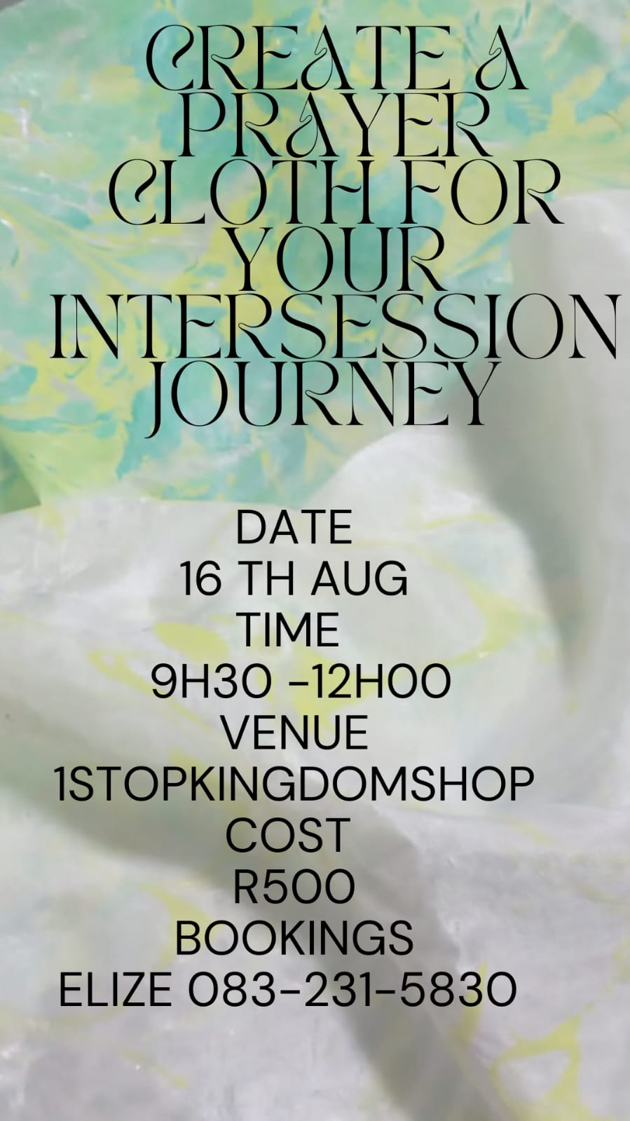 Prayer Cloth For your Intercession Journey