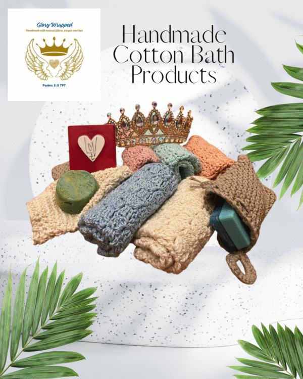 Peach  Cotton Wash Cloth - Image 2