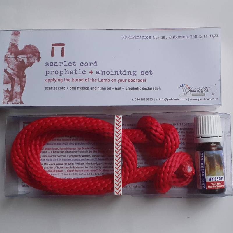 SCARLET CORD + Hyssop Prophetic Anointing Set - Image 2