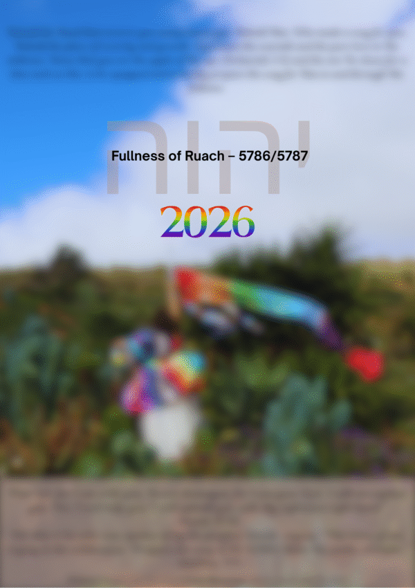 2026 Prophetic Calendar- Fullness of Ruach